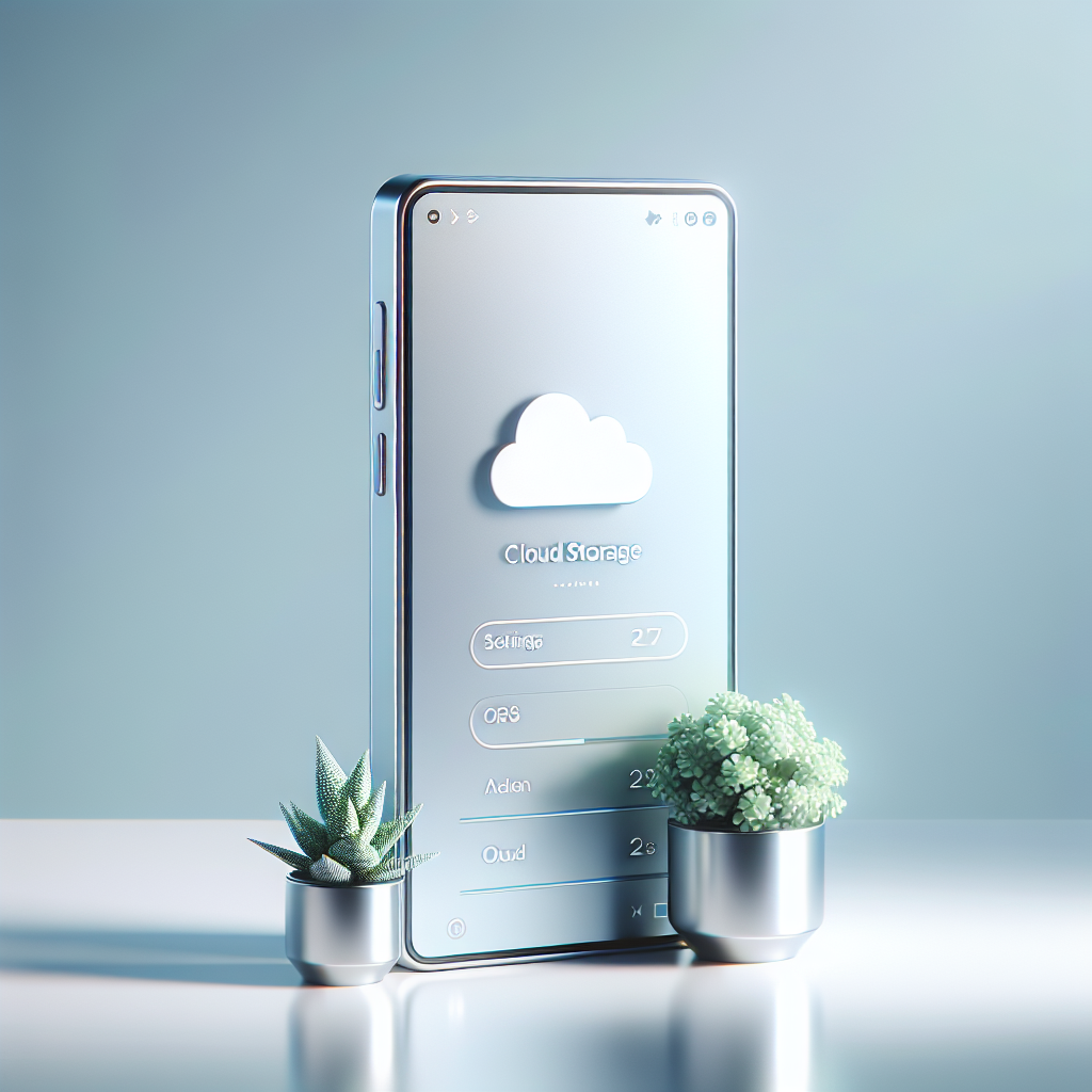 Como Comprar Mais Armazenamento no iPhone: Guia Completo e Atualizado iPhone exibindo tela de configurações de armazenamento do iCloud sobre mesa branca minimalista